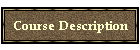 Course Description